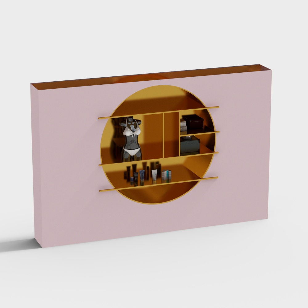 Underwear store display rack