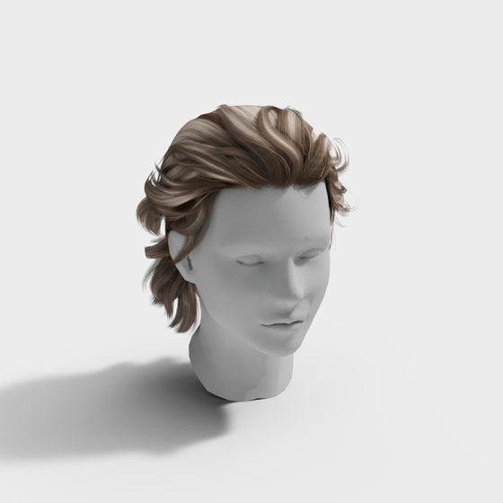 Unique Low-Poly 3D Model Avatar with Realistic Details
