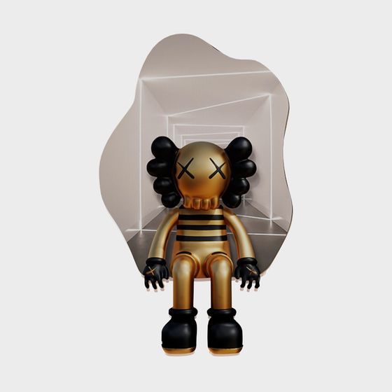 Striking Kaws 3D Model for Creative Projects