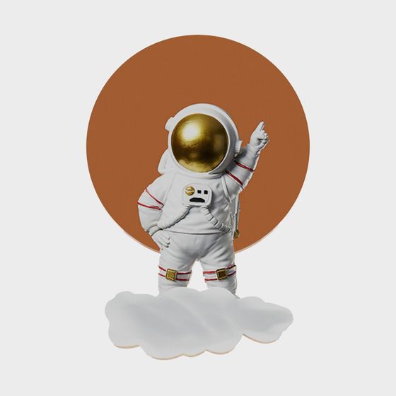 Low-Poly Astronaut 3D model for Creative Projects