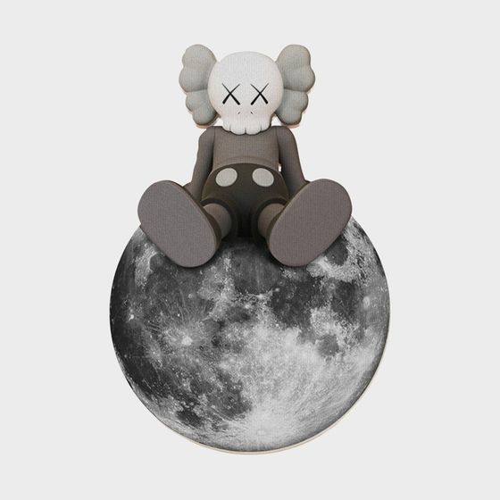 Moon Doll 3D Model on the Moon