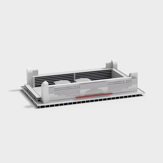 Futuristic Urban Center 3D model