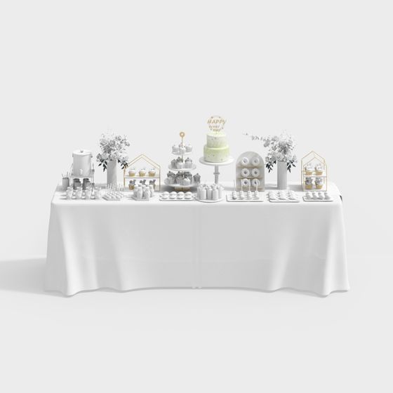 Tea break dessert table