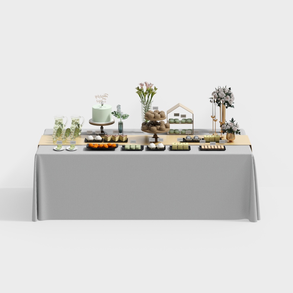 Tea break dessert table