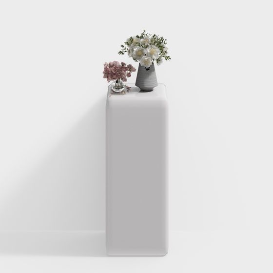 Elegant Low-Poly Vase 3D model