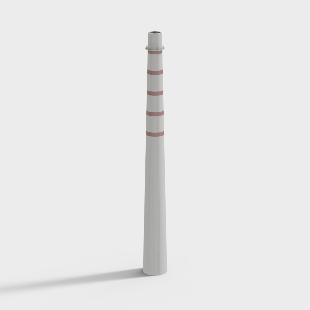 Unique Industrial Chimney 3D model