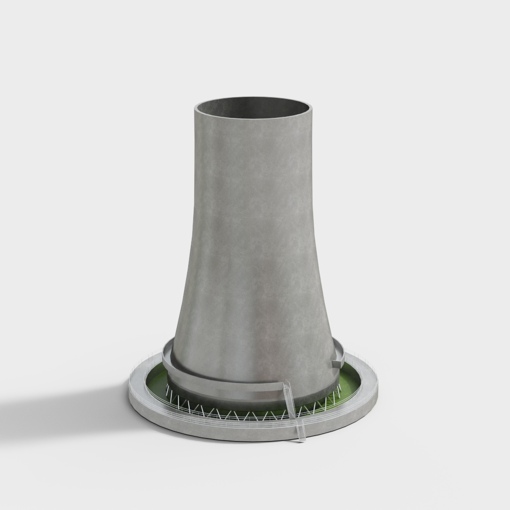 Industrial Cooling Tower 3D model