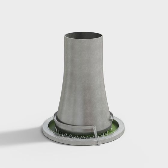 Industrial Cooling Tower 3D model