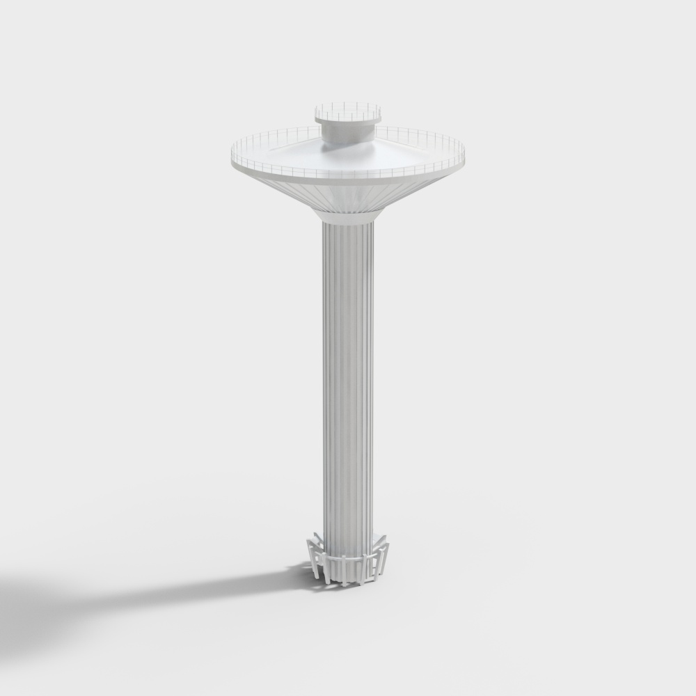 Low-Poly Eiffel Tower 3D model