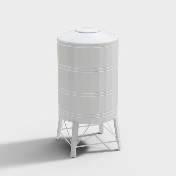 Modern Water Tank 3D model