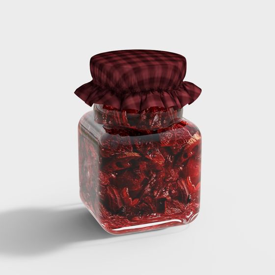 Enchanting Jam Jar 3D model for Creative Projects