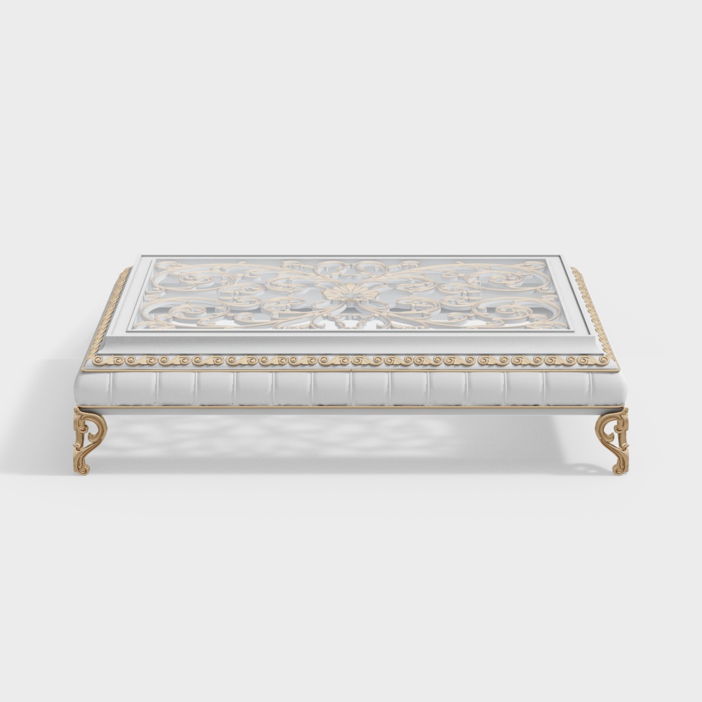 Intricate pattern coffee table