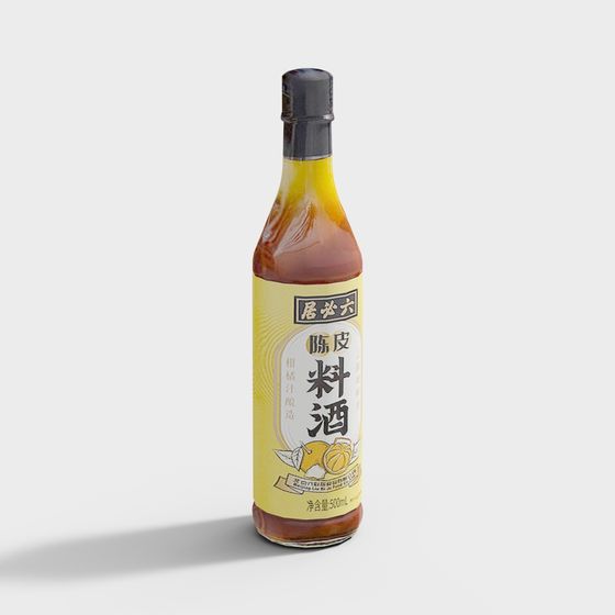 Chenpi Liqour Bottle 3D model