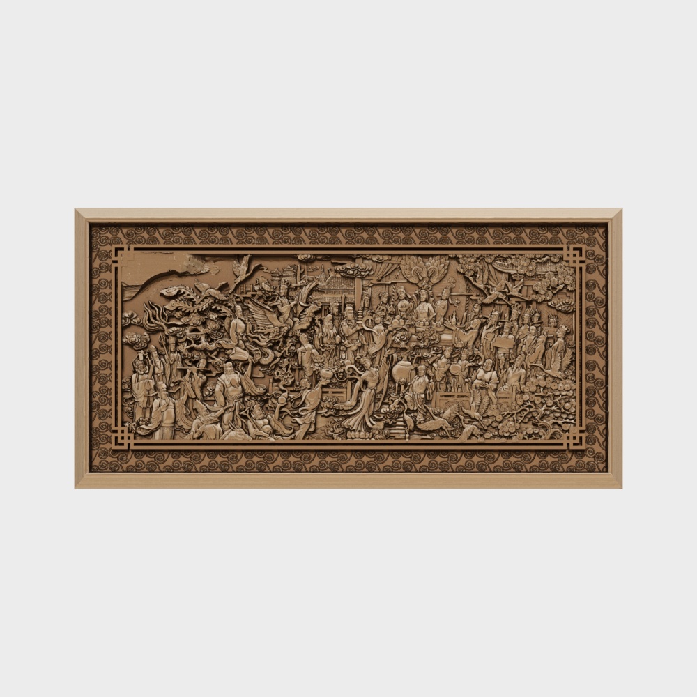 Ancient Charm Relief 3D Model