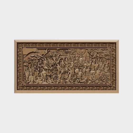 Ancient Charm Relief 3D Model for Creative Projects