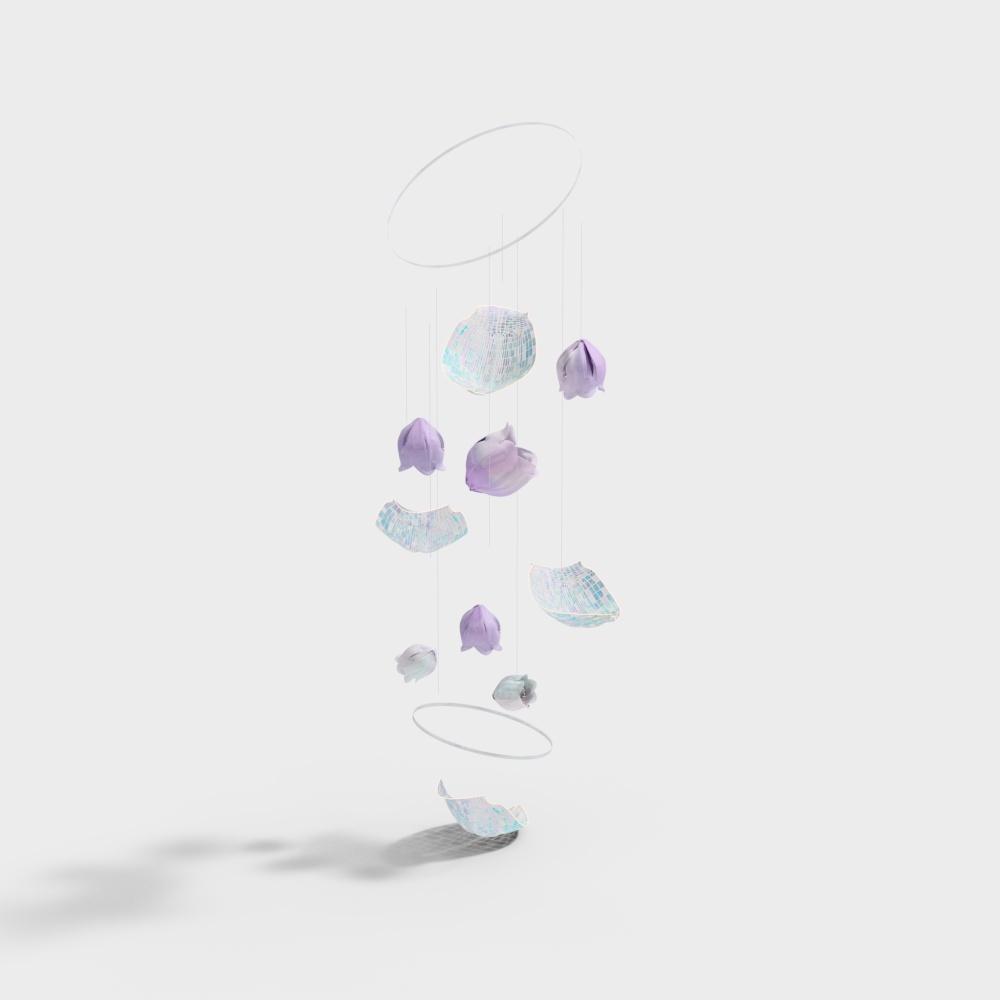 Shopping mall atrium pendant