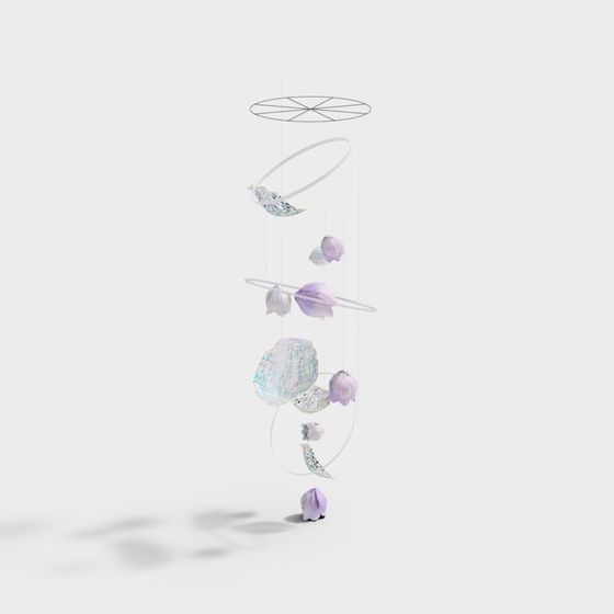 Dreamy Aerial Garden 3D model