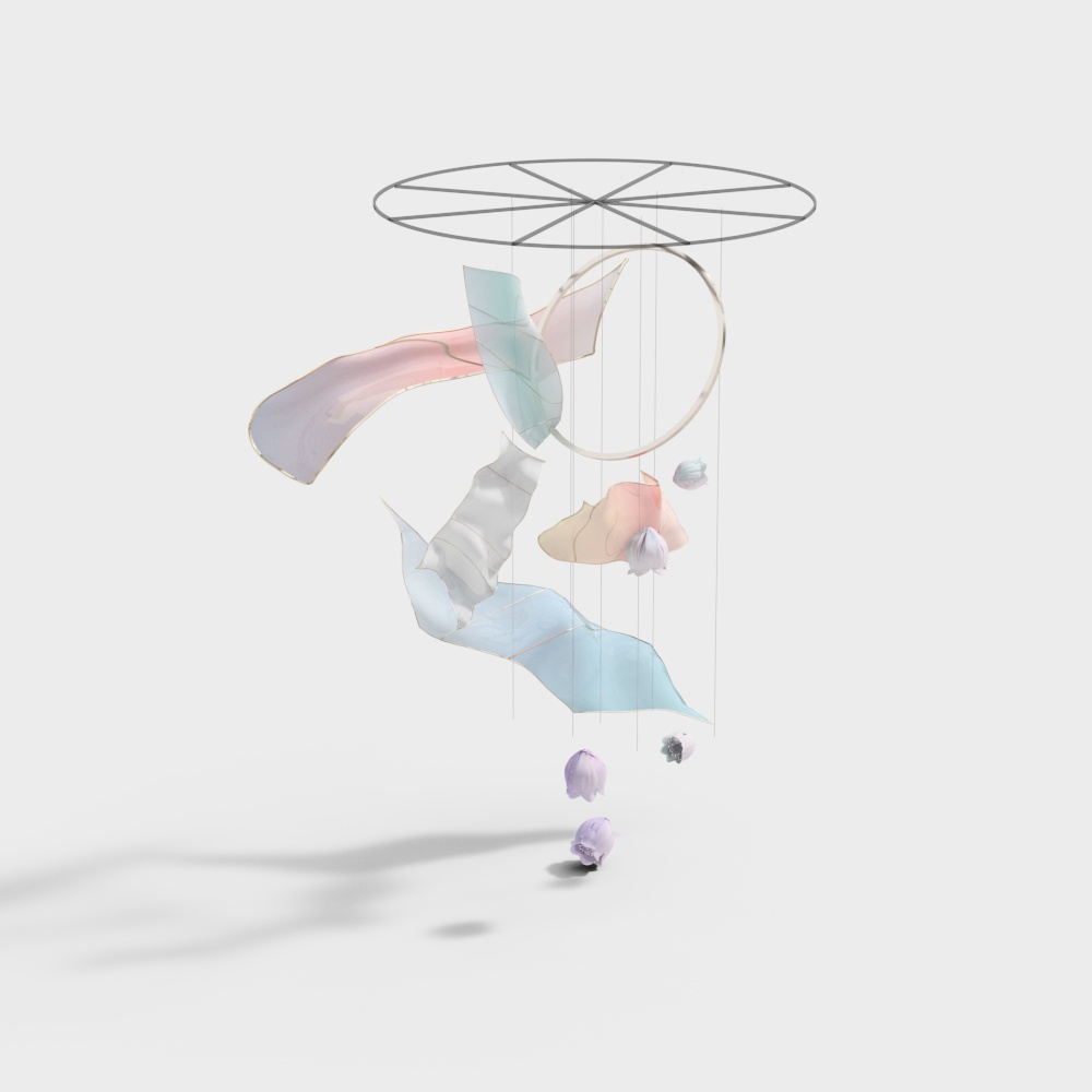 Shopping mall atrium pendant