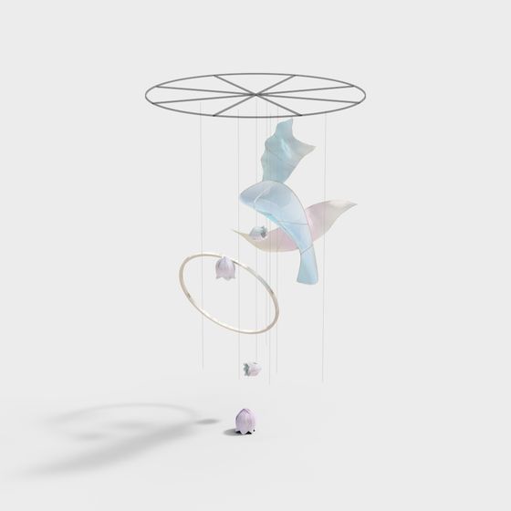 Dream of Wind Chimes 3D model for Creative Projects