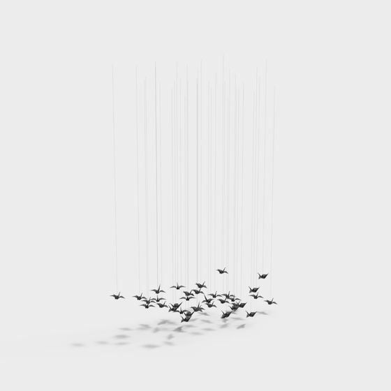 Origami Flight 3D model