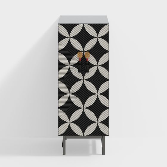 Tủ vào cửa phong cách Trung Quốc mới