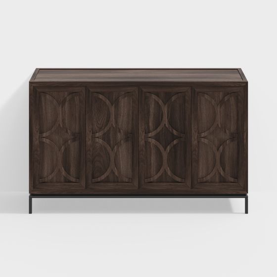 Elegant Storage Cabinet 3D model