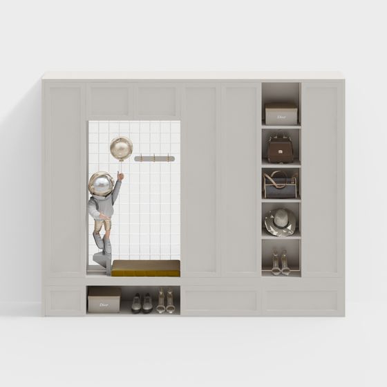 ตู้เก็บของทางเข้าสมัยใหม่