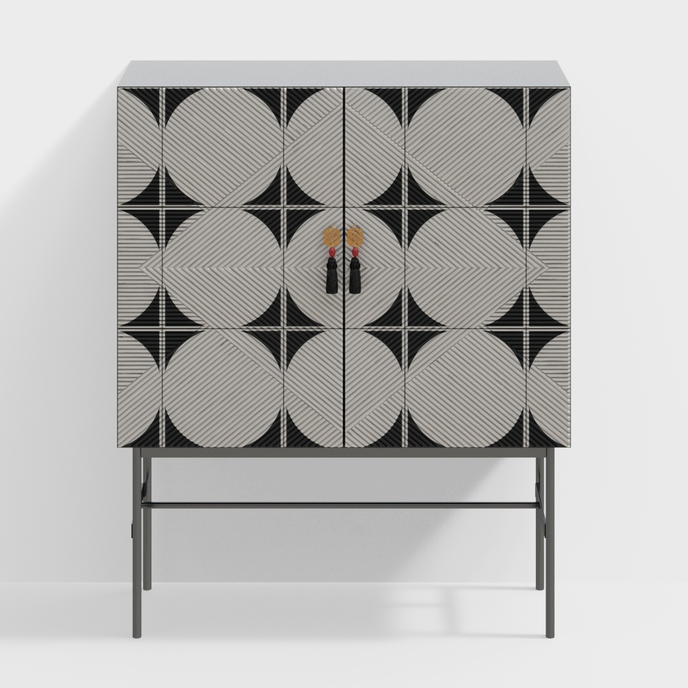 Meuble d'entrée de style chinois