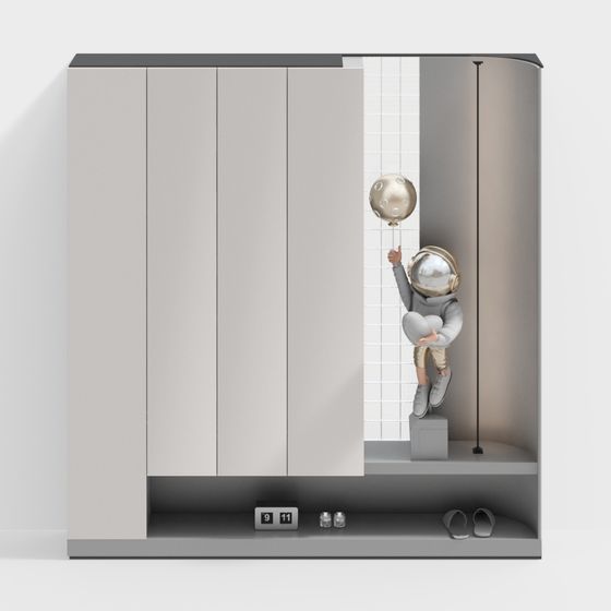 Charming Space Explorer 3D Model for Creative Projects