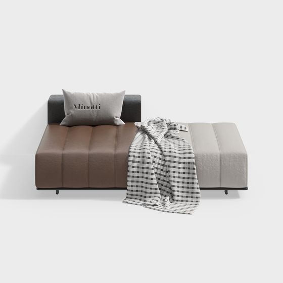 Minotti Modern Sofa 3D model