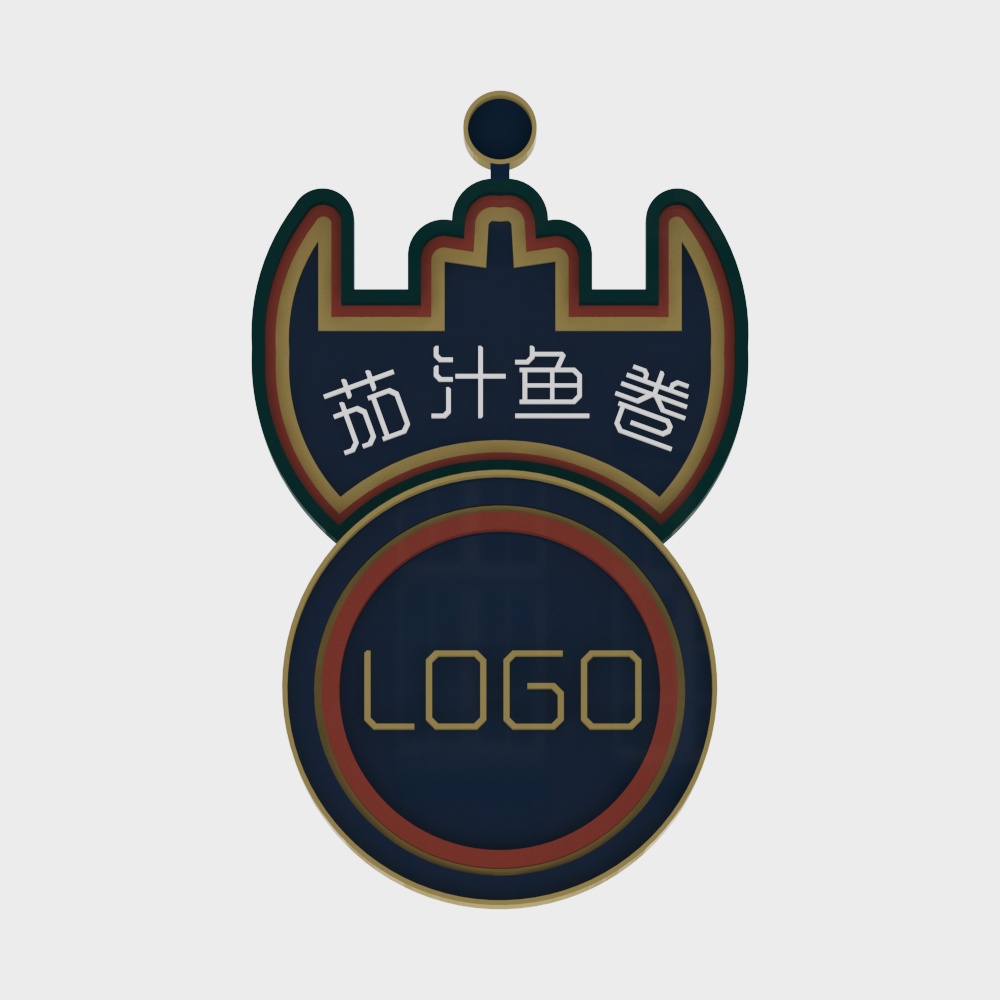 Vintage Badge 3D model with Unique Charm