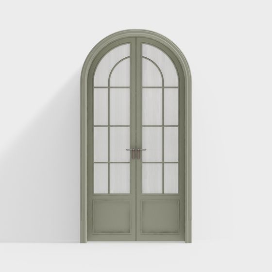 Elegant Arch Door 3D model for Modern Spaces