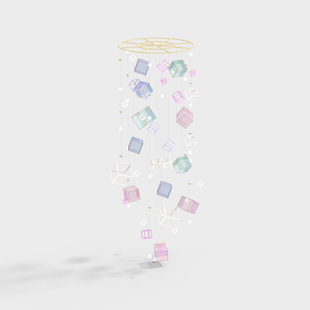 Shopping mall atrium pendant