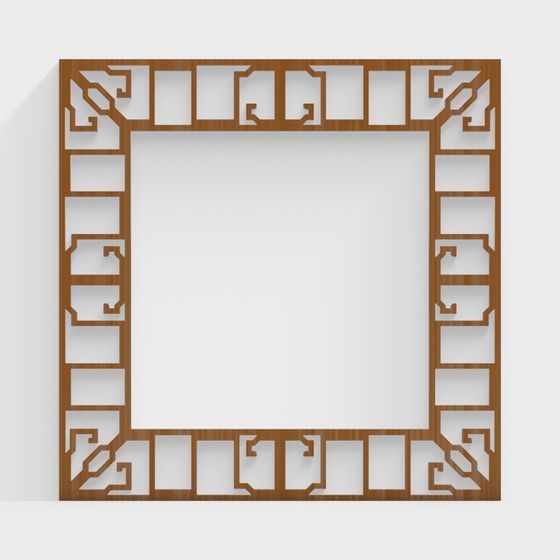 Art Deco Mirror 3D model