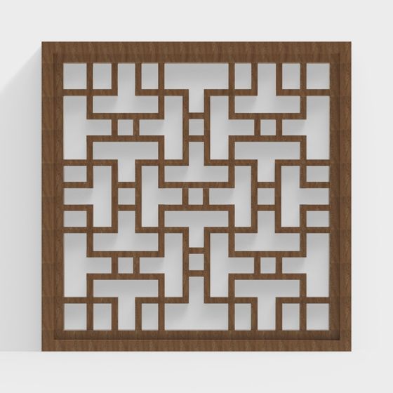 Labyrinth Panel 3D model for Modern Spaces