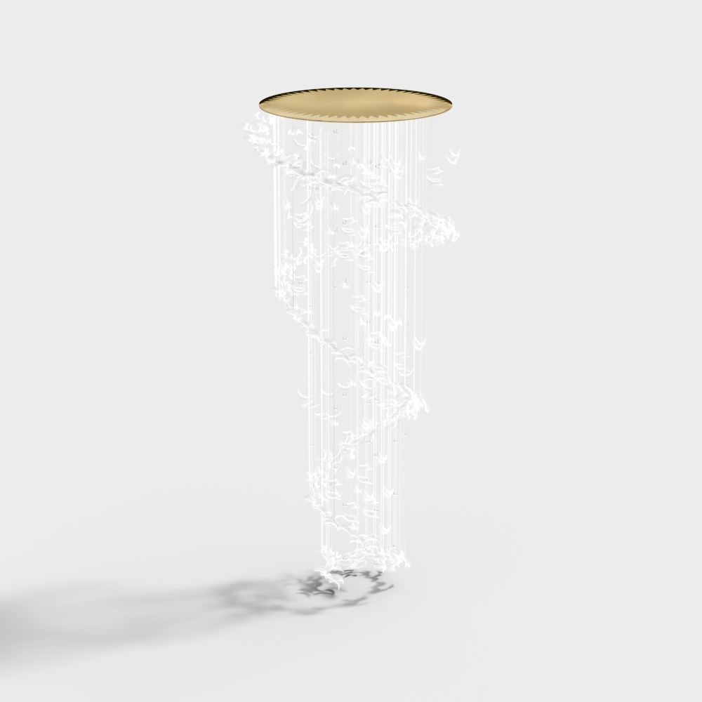 Hotel lobby chandelier