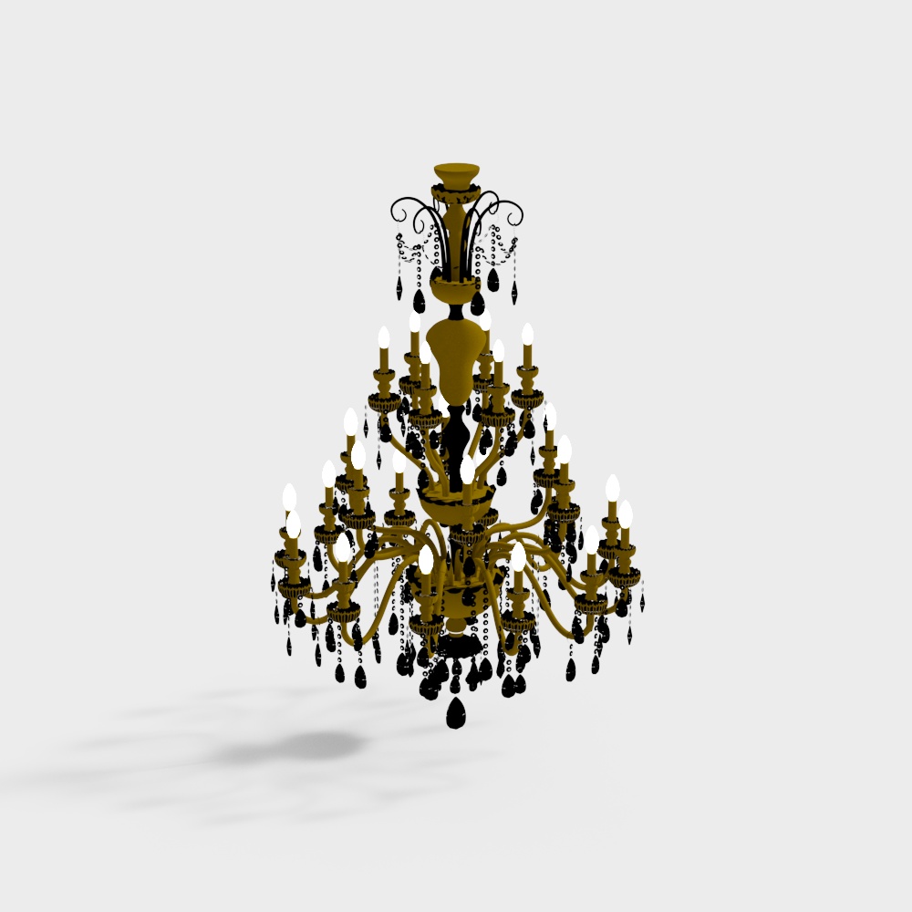 Hotel lobby chandelier