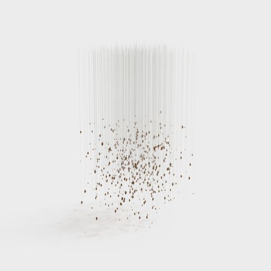 Luminous Rain 3D model for Creative Projects