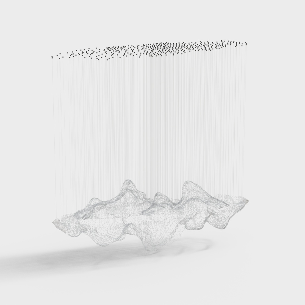 Hotel lobby chandelier