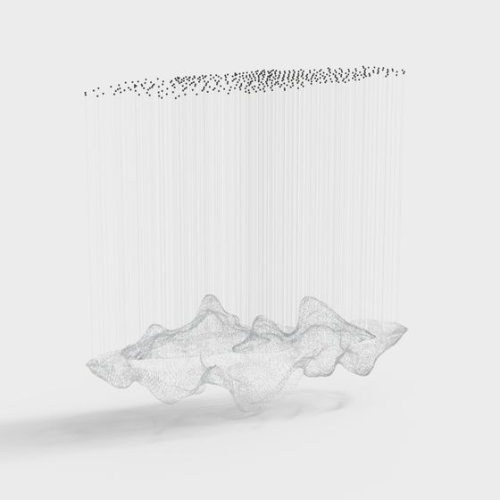 Suspended Dream Low-Poly 3D model