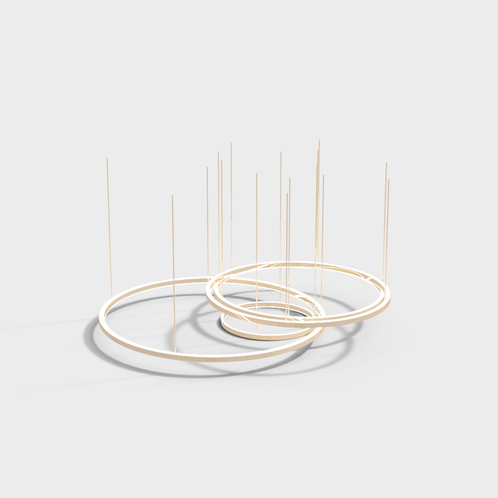 Hotel lobby chandelier