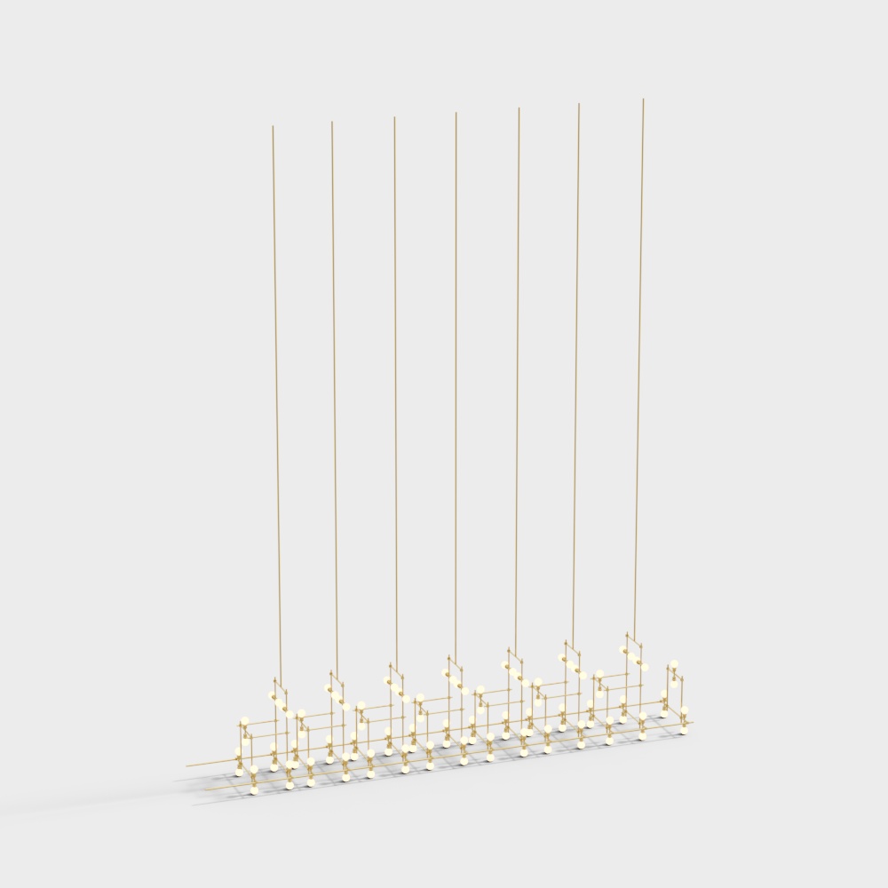 Hotel lobby chandelier