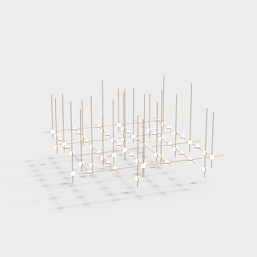 Hotel lobby chandelier