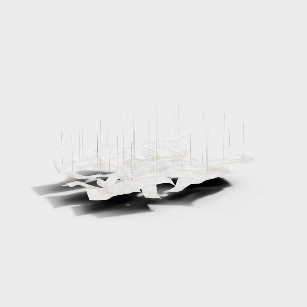 Hotel lobby chandelier