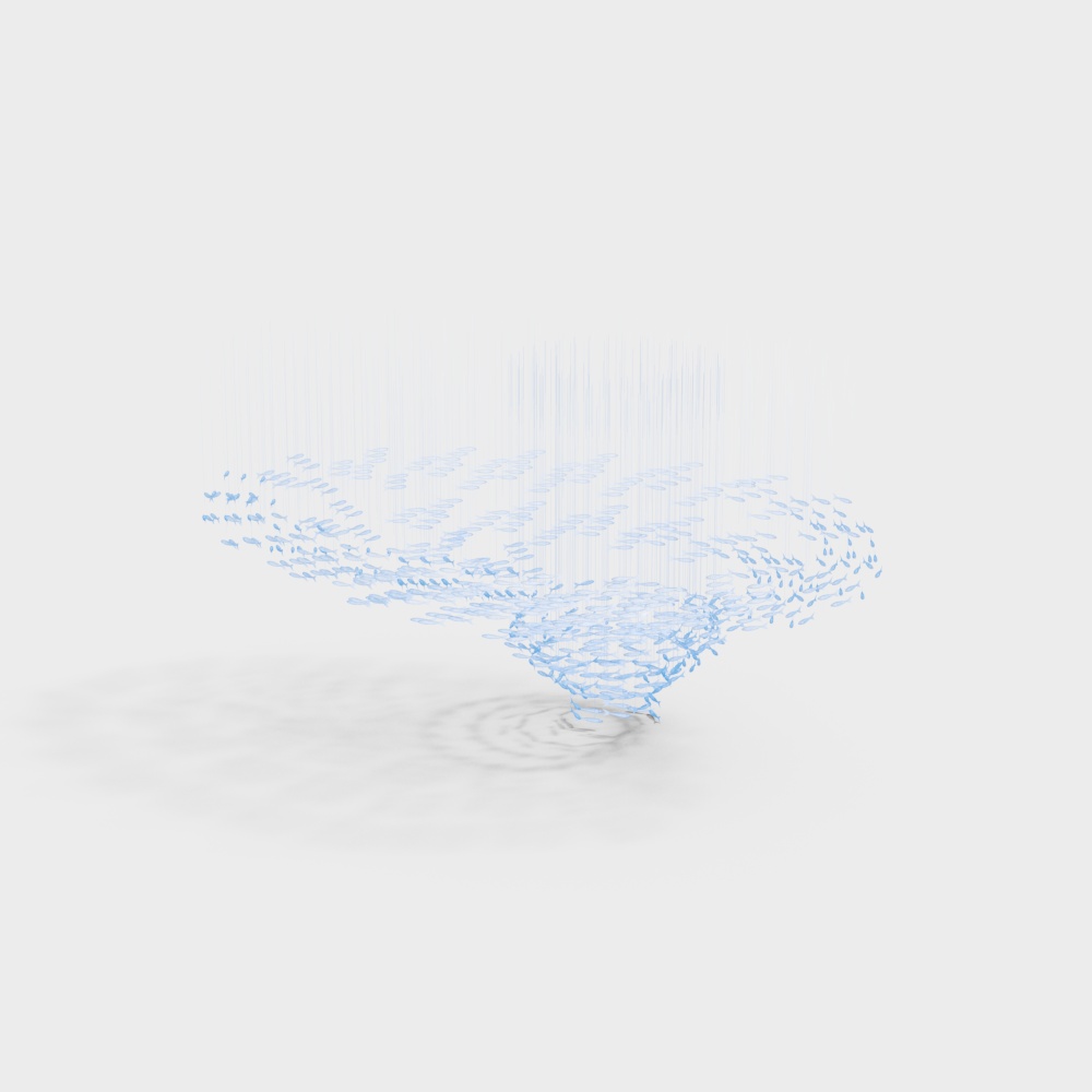 Hotel lobby chandelier