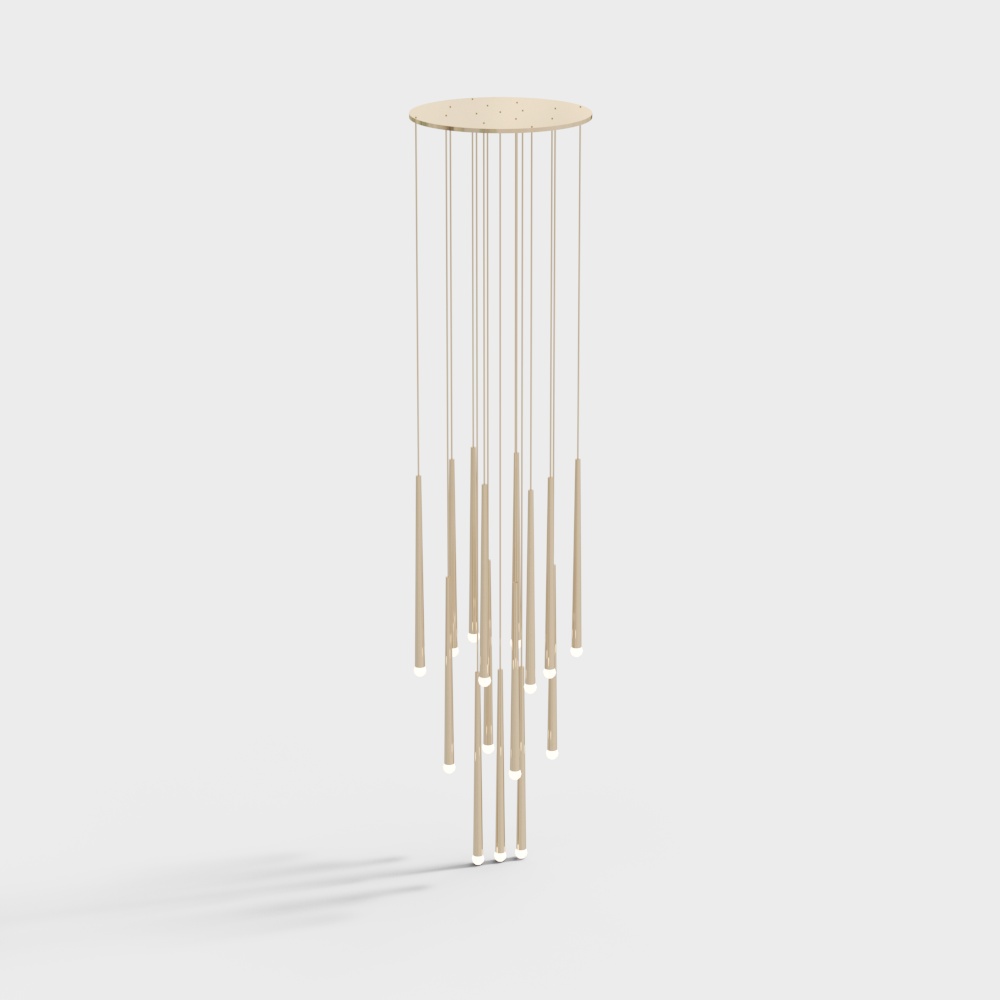 Hotel lobby chandelier