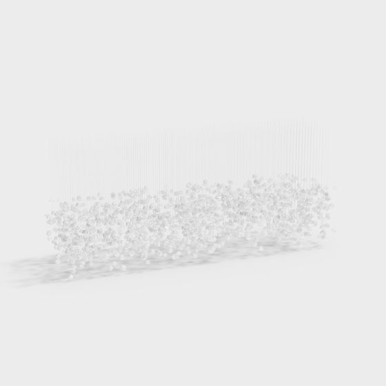 Crystal Waterfall 3D model