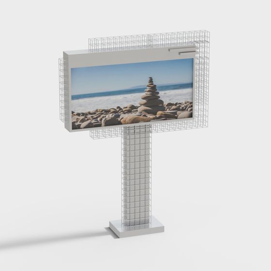 Coastal Stone Tower 3D model