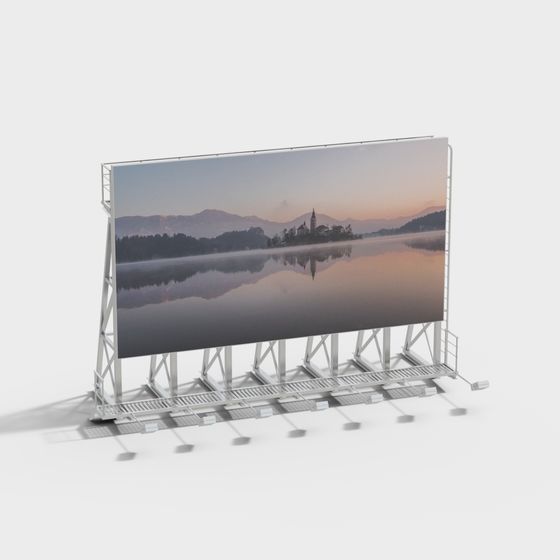 Dreamy Outdoor Billboard 3D model