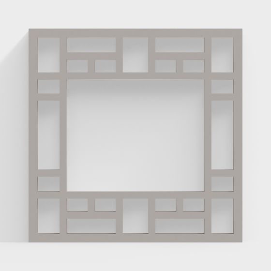 Geometric Low-Poly 3D Model for Modern Aesthetics